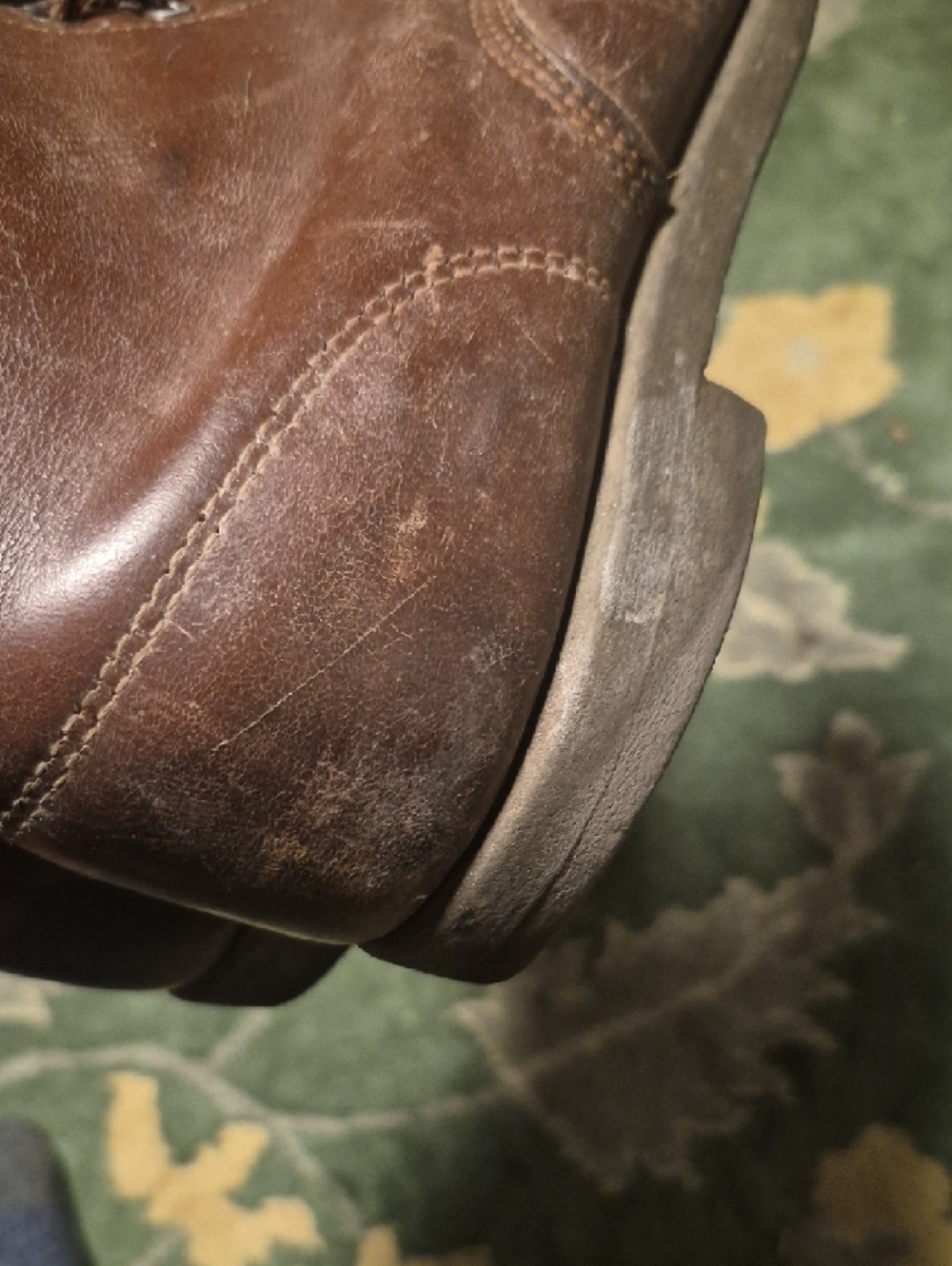 Wolverine Dark Brown Leather Chukka Boots - Picture 6 of 16